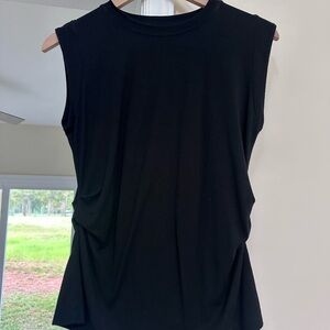 a new day Black Muscle Tee